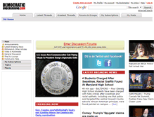 Tablet Screenshot of democraticunderground.com